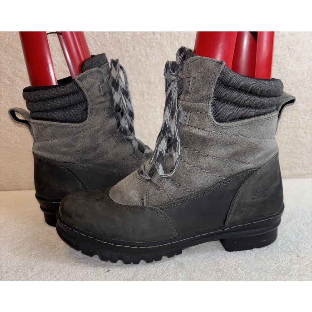 Keen Wapato Mid Waterproof Warm Insulate Black Winter Women Boot Sz 9.5 - Picture 3 of 12